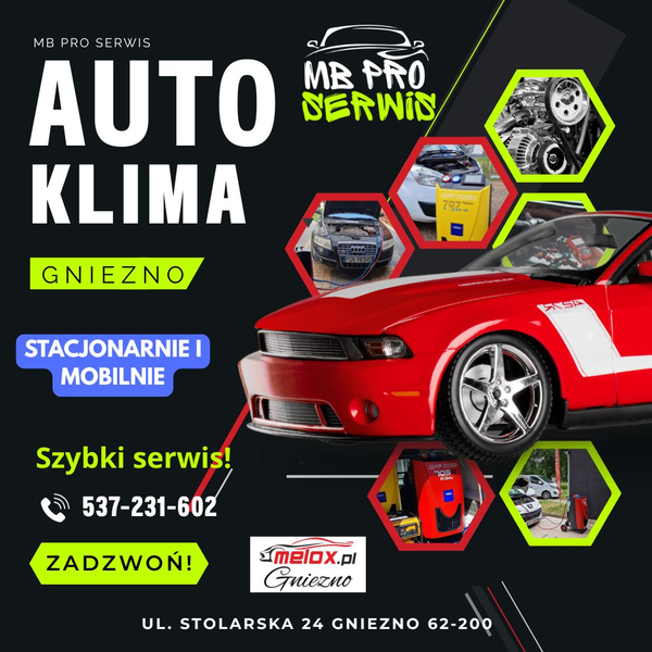 Zdjęcie na okładce dla MB Pro Serwis Wymiana oleju Gniezno Klimatyzacja samochodowa